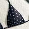 Black White Polka Dot 2Piece Bikini Swimsuit For Women 3