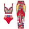 2024 Vintage Pattern OnePiece Swimsuit For Women 9