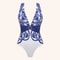 2024 Vintage Pattern OnePiece Swimsuit For Women 10