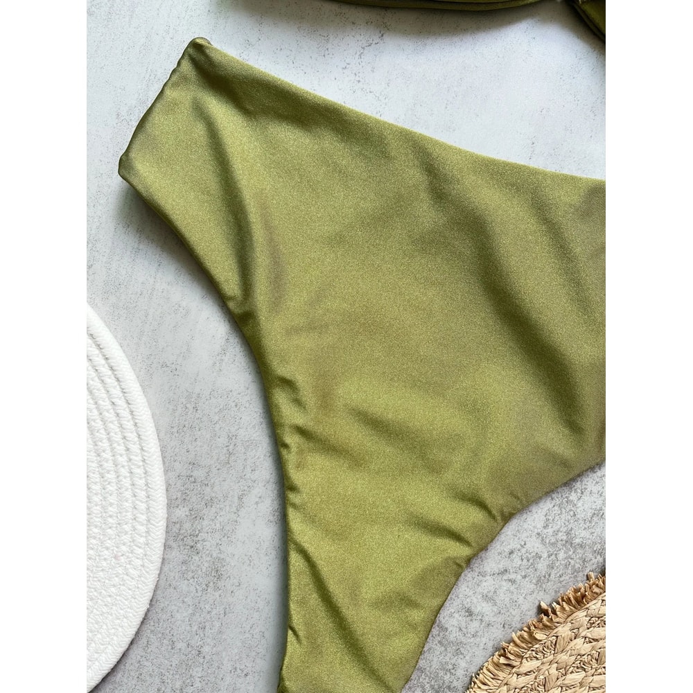 Bandeau PushUp Bikini Set Womens Brazilian Swimwear 2024 4