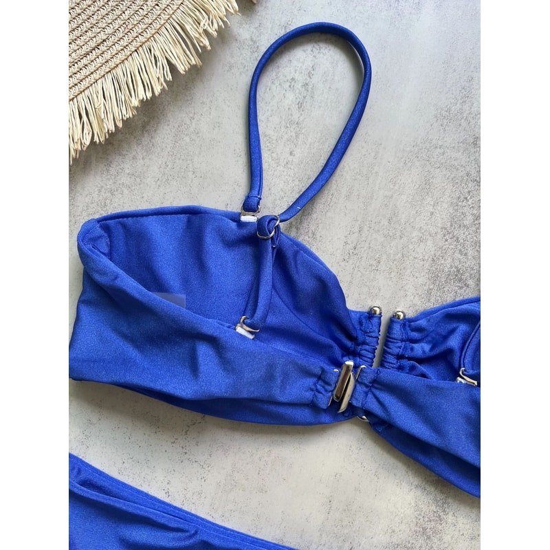 Bandeau PushUp Bikini Set Womens Brazilian Swimwear 2024 11