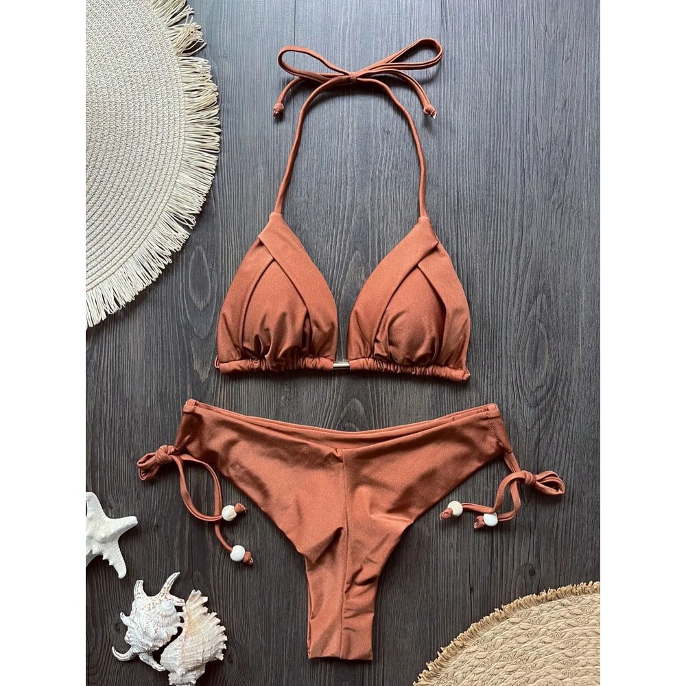 RUOTONGSEPT 13Color Triangle Bikini PushUp Swimwear Set For Women 20