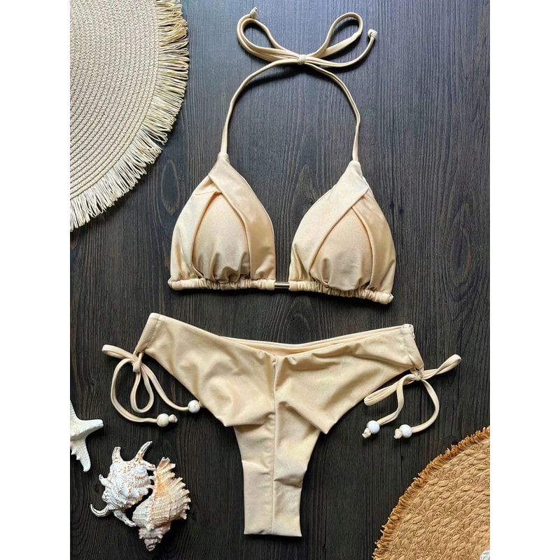 RUOTONGSEPT 13Color Triangle Bikini PushUp Swimwear Set For Women 21