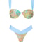 2025 Trend Triangle Striped Micro Bikini Set Women Sexy Swimwear 5