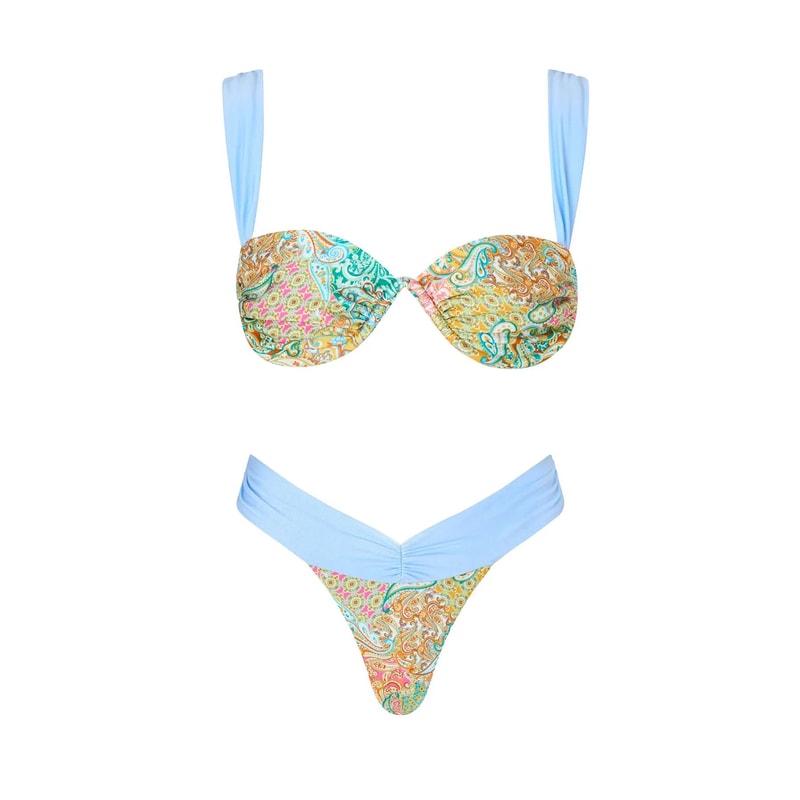 2025 Trend Triangle Striped Micro Bikini Set Women Sexy Swimwear 14