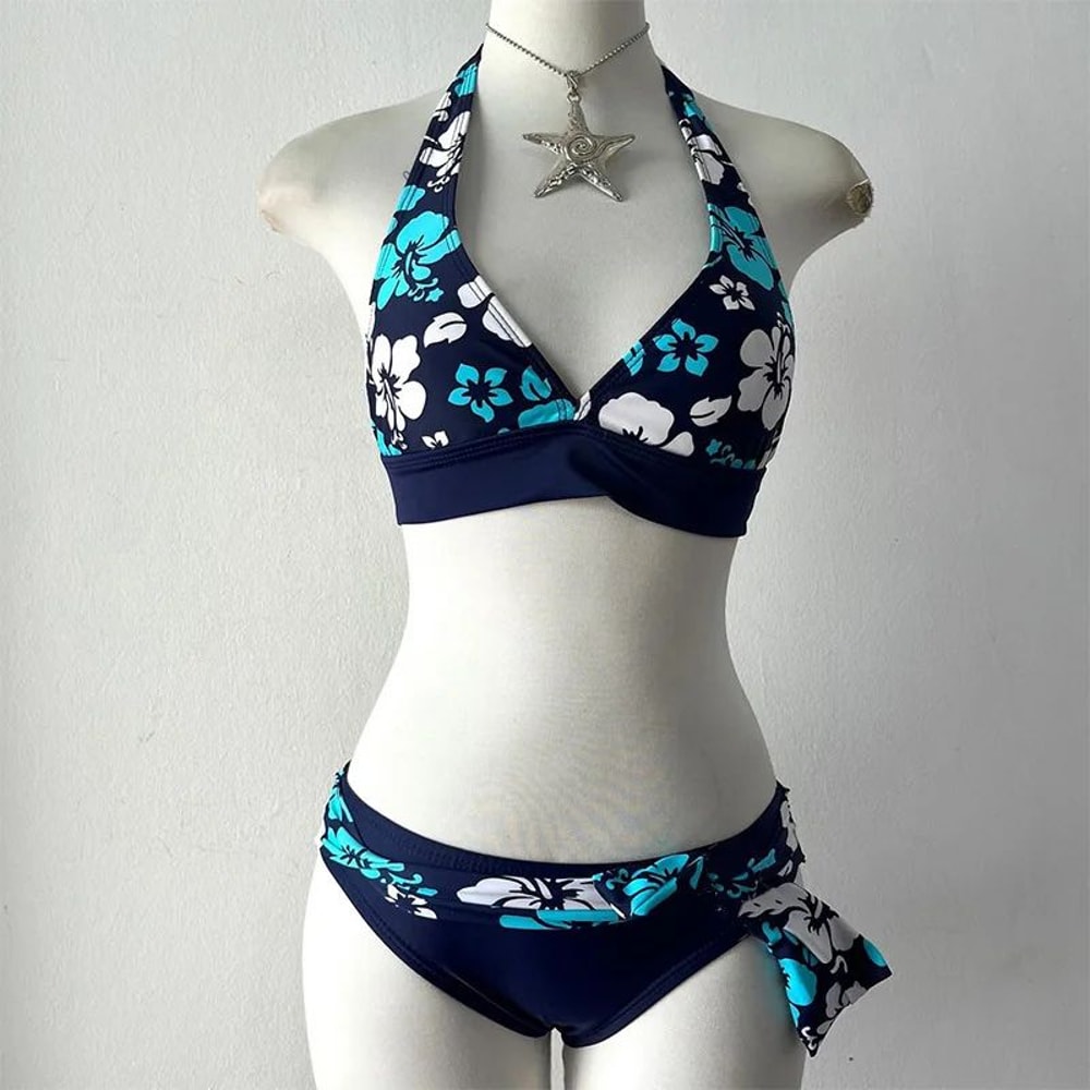 2025 Y2K Tree Printed Bikini Set Sexy Summer Swimwear For Women 0