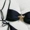 Womens Metal Starfish Bikini Set TieSide 2Piece Swimsuit 1