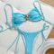 Womens Metal Starfish Bikini Set TieSide 2Piece Swimsuit 4