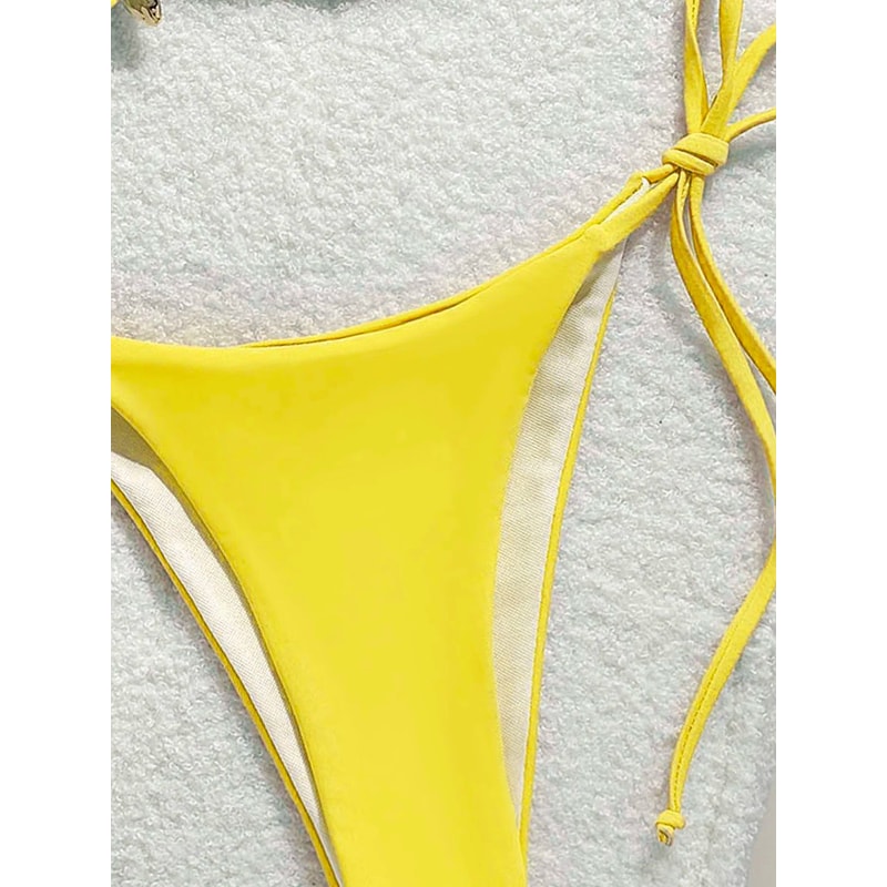 Womens Metal Starfish Bikini Set TieSide 2Piece Swimsuit 13