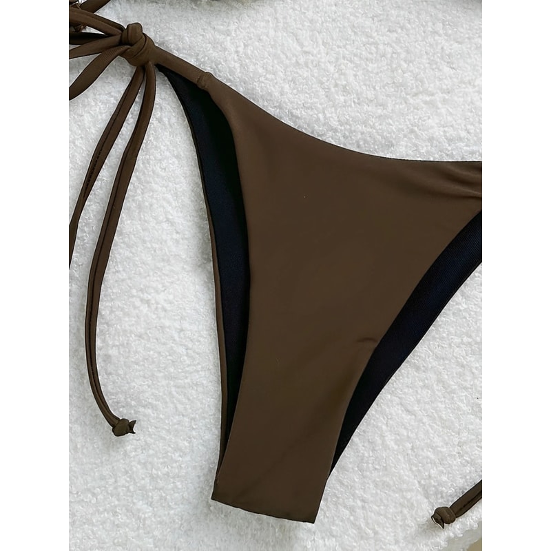 Womens Metal Starfish Bikini Set TieSide 2Piece Swimsuit 16