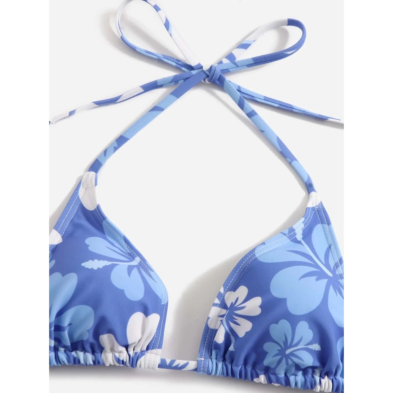 European American Sexy 3Piece Bikini Set With Swim Skirt CoverUp 2