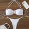 Sexy Bandeau PushUp Thong Bikini Set Womens TwoPiece Swimwear 2
