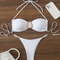 Sexy Bandeau PushUp Thong Bikini Set Womens TwoPiece Swimwear 2