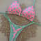 Womens Split Print GString Bikini Set Sexy Beach Swimwear 7