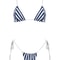 ZRTAK Striped Triangle Bikini Set Womens Micro Brazilian Swimwear 6
