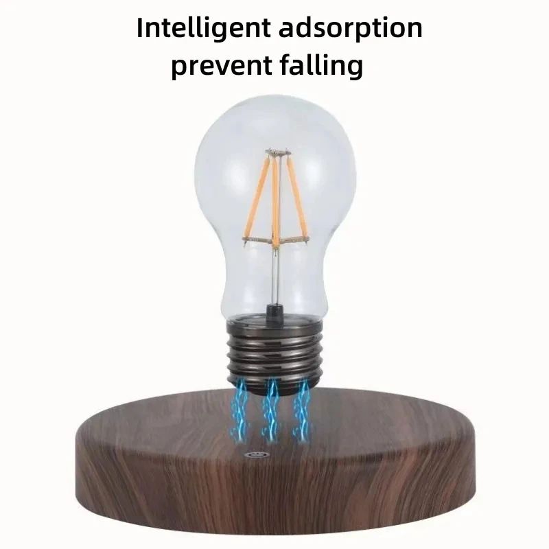 Magnetic Levitation Floating LED Lamp Glass Bulb Desk Decoration 9