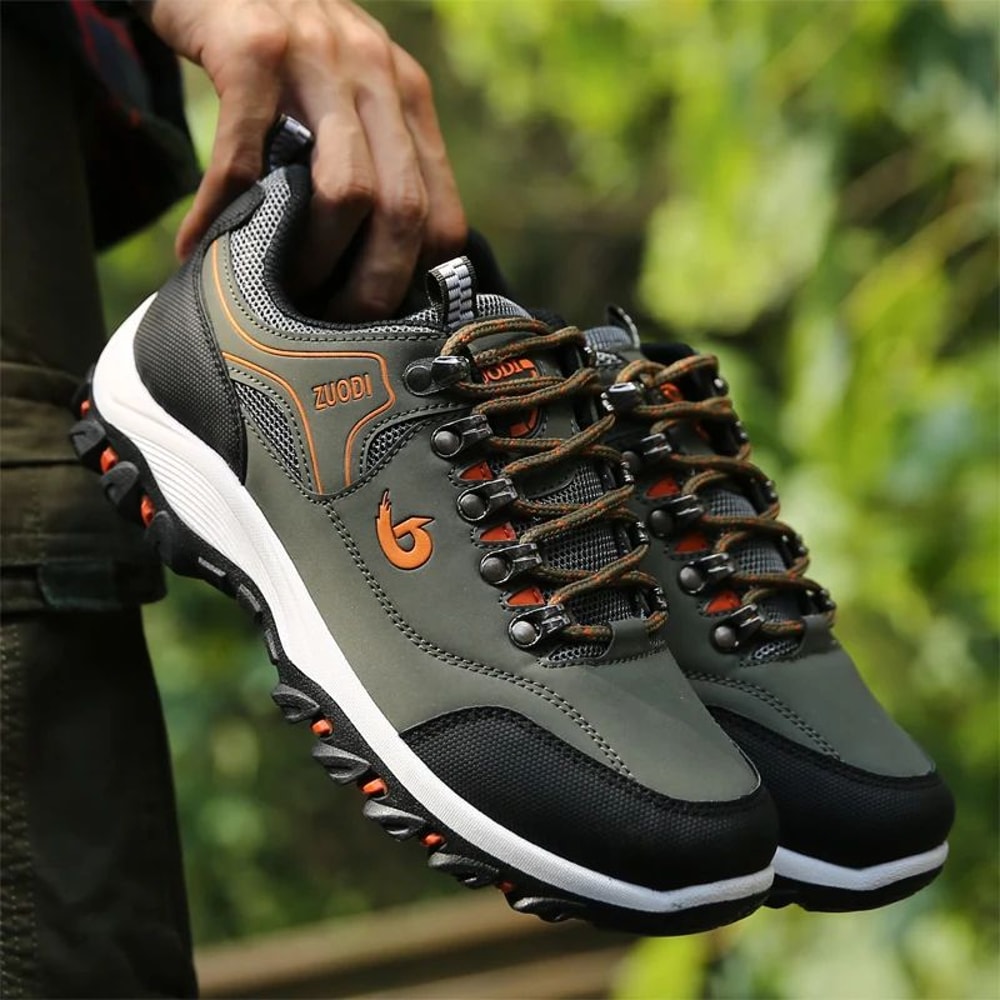 Mens Leather Casual Sneakers Lightweight Walking Shoes 7