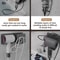 WallMounted Hair Dryer And Straightener Holder Organizer 6