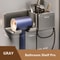 WallMounted Hair Dryer And Straightener Holder Organizer 13