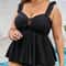 VigoJany Strapped Plus Size Push Up Tankini Set 2