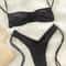 Womens High Cut String Bikini Set 0