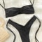 Womens High Cut String Bikini Set 0