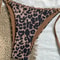 Leopard Print Halter Bikini Set 2