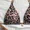 Leopard Print Halter Bikini Set 3