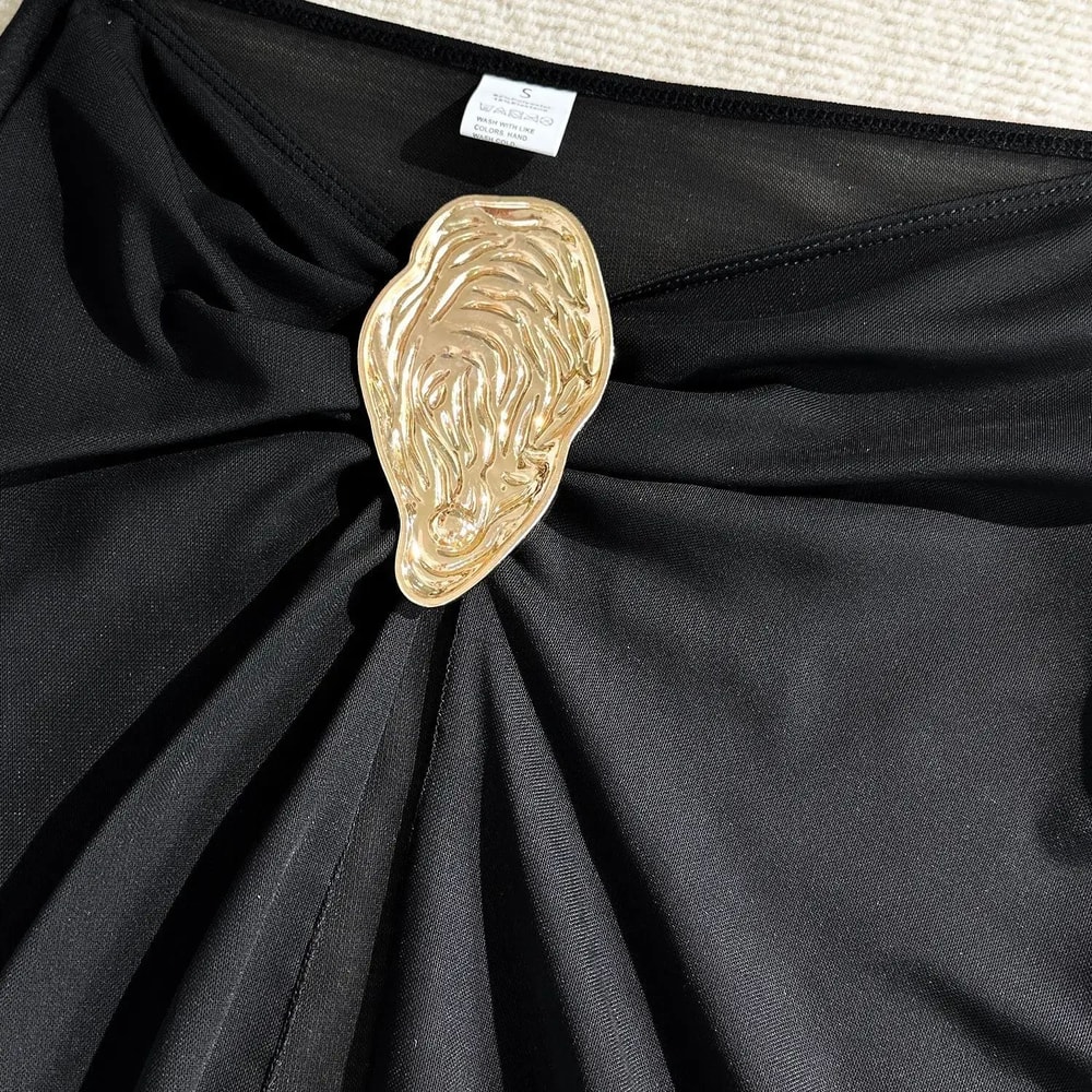 Vintage White Three Piece Push Up Bikini Set 10