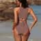ZAFUL High Waisted Scoop Neck Bikini Set 1