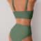 VigoBreviya Strapped High Waist Push Up Bikini Set 12