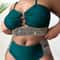 VigoJany Patchwork Hollow Plus Size Bikini Set 7