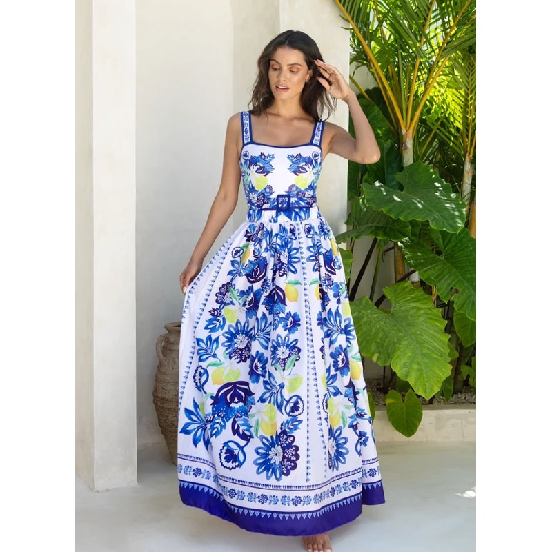 Printed Long Sleeve One Piece Swimsuit 2