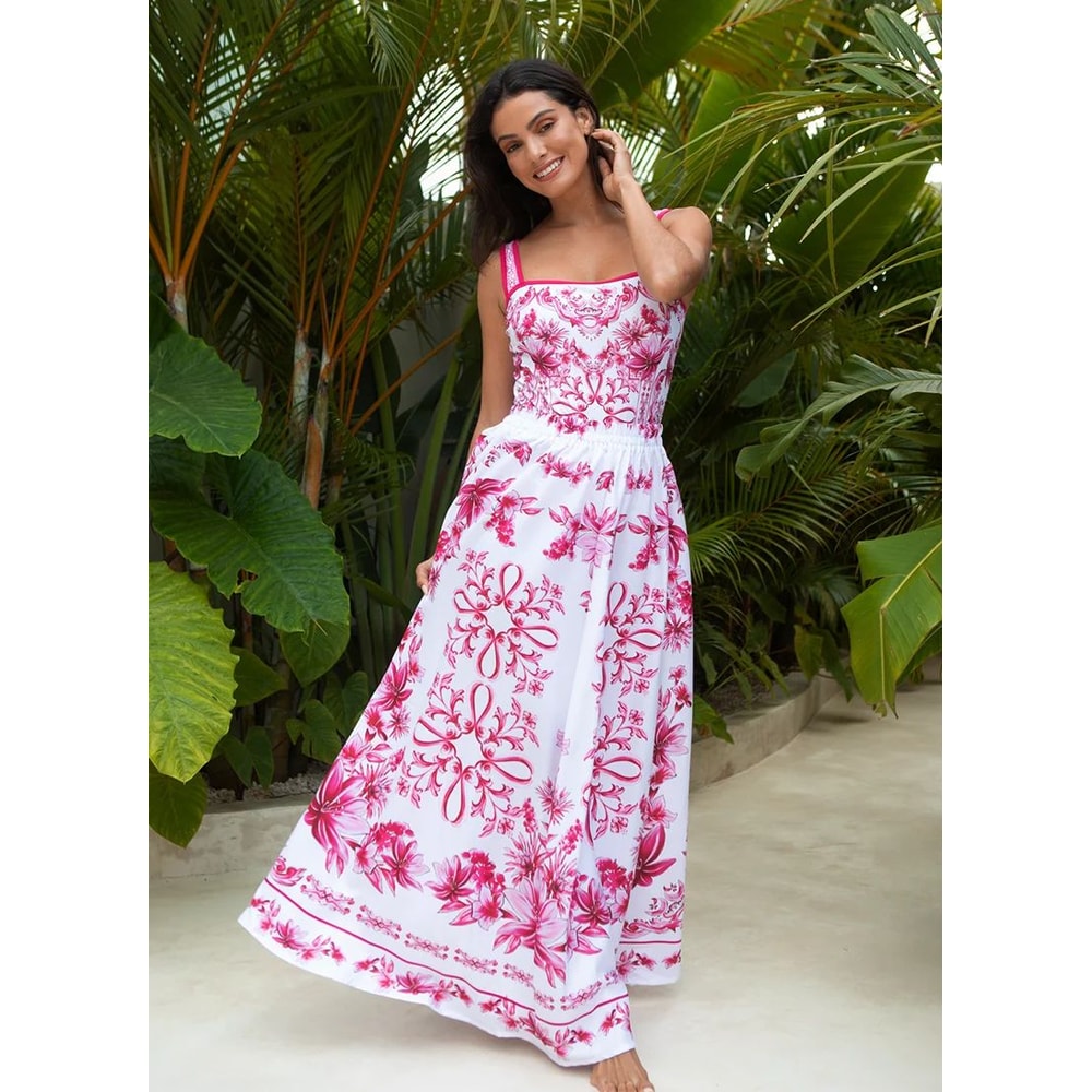 Printed Long Sleeve One Piece Swimsuit 8