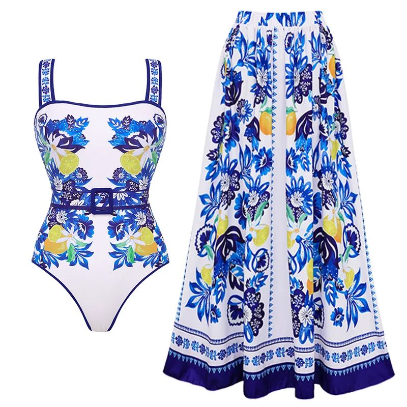 Printed Long Sleeve One Piece Swimsuit 13