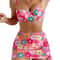 Floral Three Piece Push Up Swimsuit Set 0