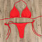 Sexy Halter Triangle Thong Bikini Set 12