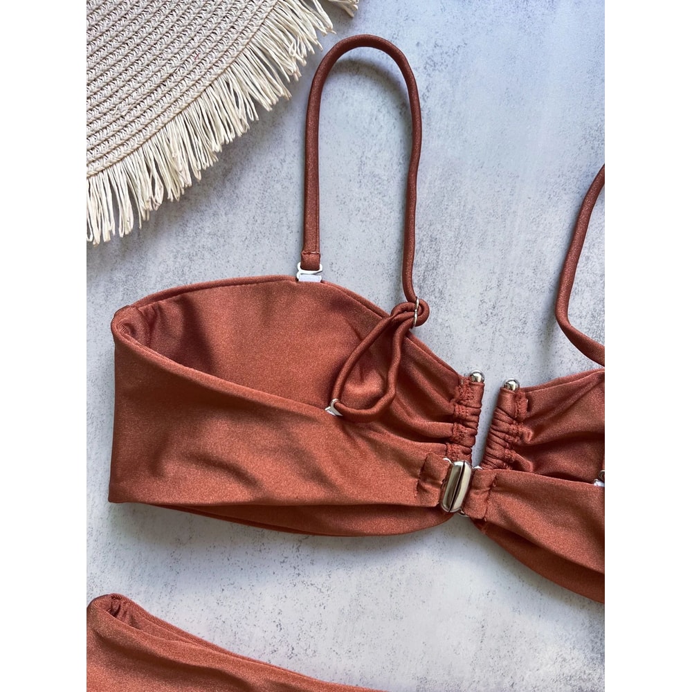 Push Up Bandeau Brazilian Bikini Set 6