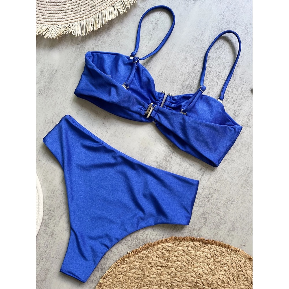 Push Up Bandeau Brazilian Bikini Set 7