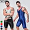 AMORESY Satin Smooth Mens Sports Jumpsuit 0