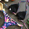 RUOTONGSEPT Feather Print Micro Bikini Set 1