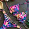 RUOTONGSEPT Feather Print Micro Bikini Set 2