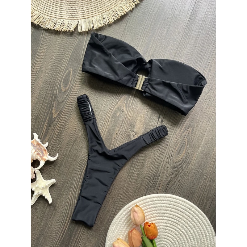 Push Up Micro Brazilian Thong Bikini Set 1