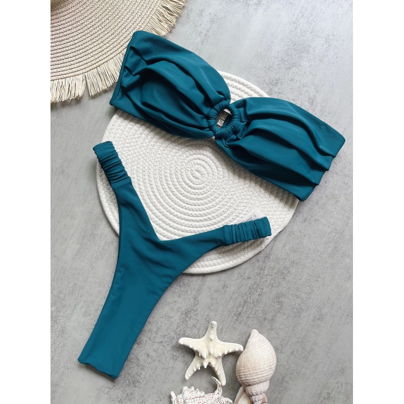 Push Up Micro Brazilian Thong Bikini Set 4