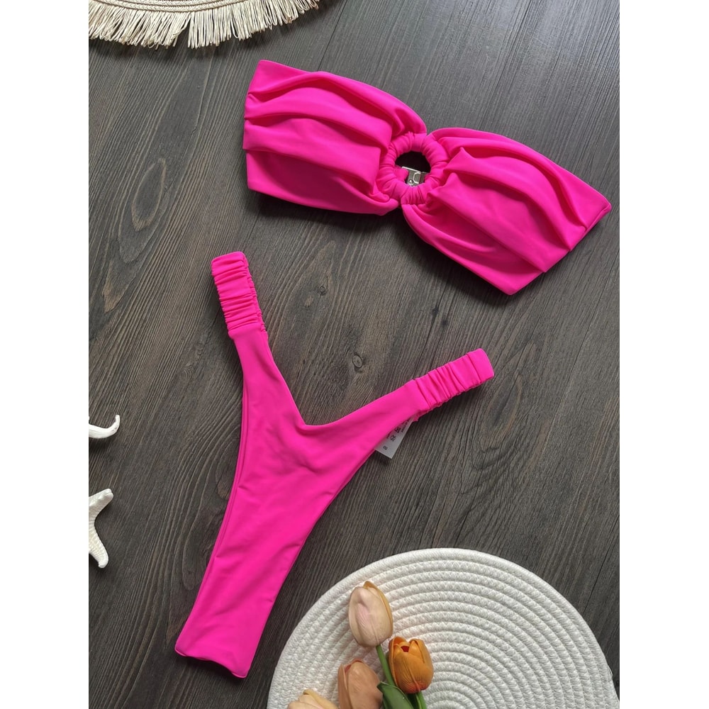 Push Up Micro Brazilian Thong Bikini Set 5