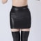 Elastic PU Mesh Splicing Mini Skirt 6