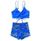 High Waisted Ruffle Tummy Control Bikini Set 3