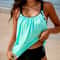 Elegant Printed Two Piece Tankini Set 2