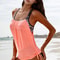 Elegant Printed Two Piece Tankini Set 4