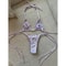 Luxury Pearl Halter Micro Brazilian Bikini Set 5